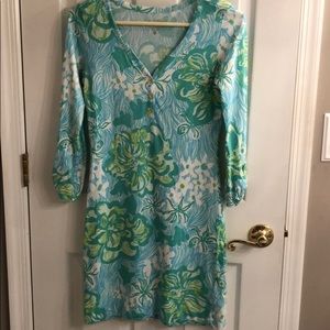 Lilly Pulitzer XS Cotton Long Sleeved Dress